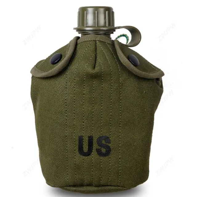 Vietnam War US M1956 1-Quart Canteen with Cover Reproduction Reenactment ZWJPW