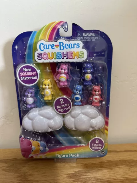 CARE BEAR SQUISHEMS Figure Pack 8 Figures 2017 45.12 PicClick AU
