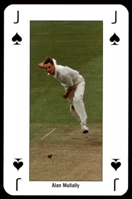 Cricket World Cup 99 (Playing Card) Jack of Spades Alan Mullally England