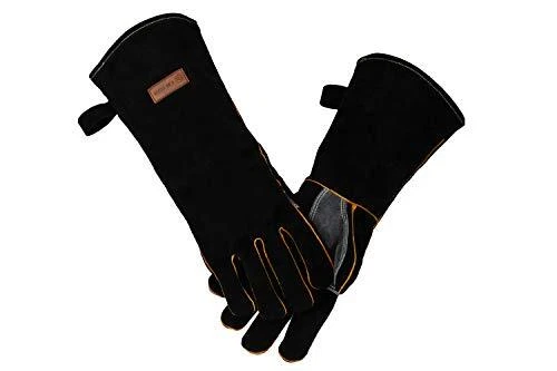 Upgrade  Extreme Heat & Fire Resistant Gloves Leather with Kevlar