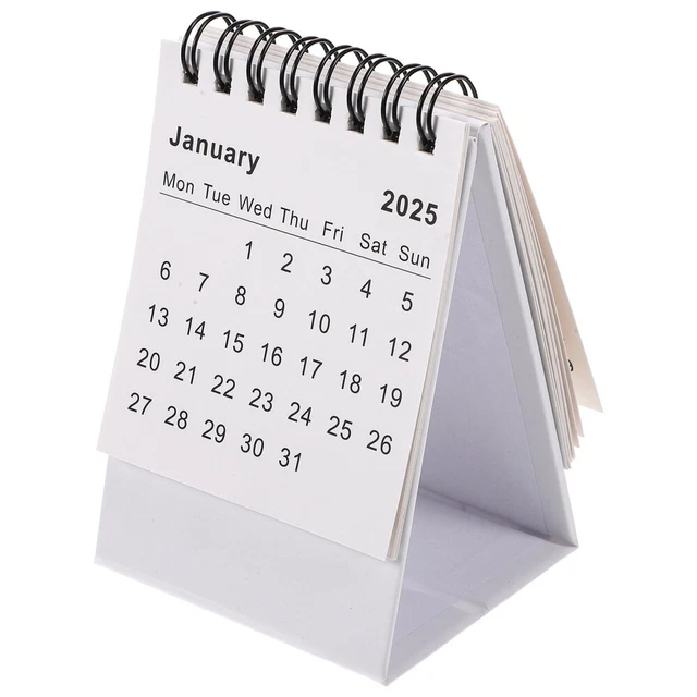 OFFICE HOME DESK Monthly 2024 2025 Table Calendar for Home Decor Desk