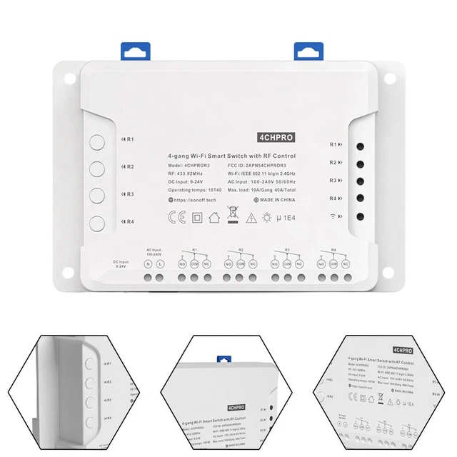 433 Hz télécommande RF commutateur fonction temps commande vocale partage comm
