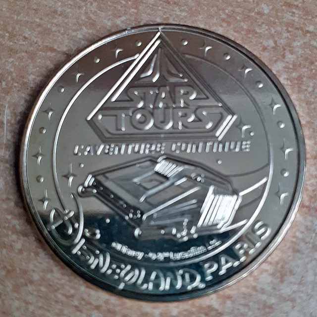 77 DISNEYLAND Paris Star Tour 2024 Token Monnaie de Paris EUR 4