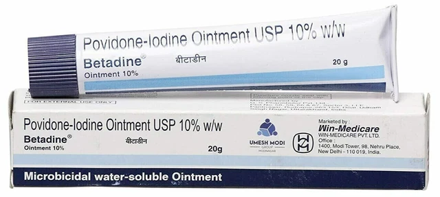 Crema antiséptica Betadine povidona-yodo pomada - 20 g