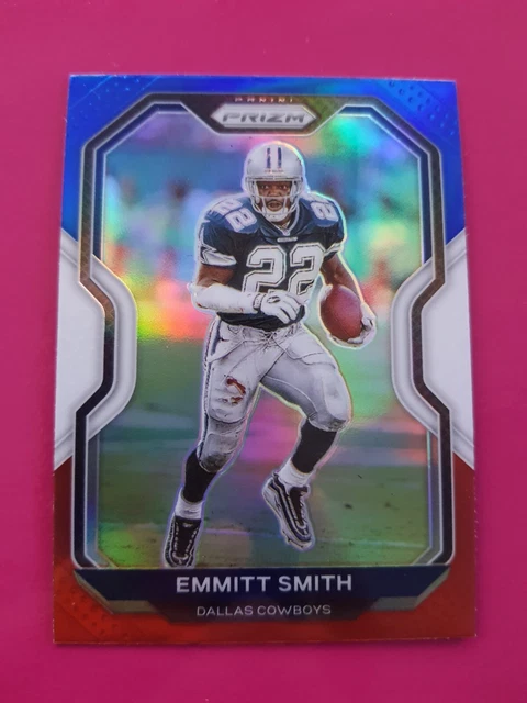2020 Panini Prizm #157 Emmitt Smith Dallas Cowboys Red White Blue Prizm