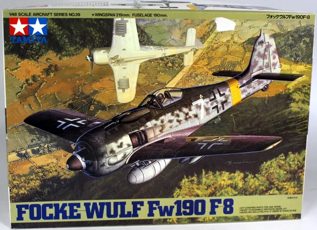 Modellino Aereo Da Combattimento Bf-109 Seconda Guerra Mondiale - Scala 1:48, Con Elica Mobile, Kit Da Montare E Verniciare