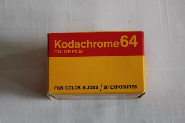 Kodak Kodachrome 64 Color Film for Slides, KR135-20, Vintage in Sealed Box