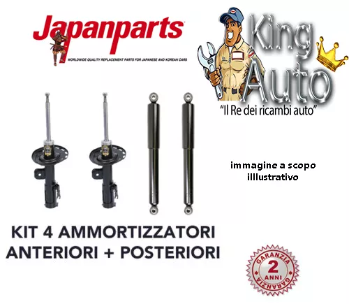 Kit 4 Ammortizzatori Anteriori + Posteriori Fiat Punto Evo 1.3 1.6 Multijet