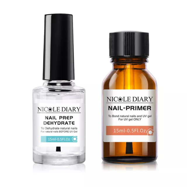15ml NICOLE DIAYR Nail- Nail Prep Dehydrate Not Easy To Lift Nail Art