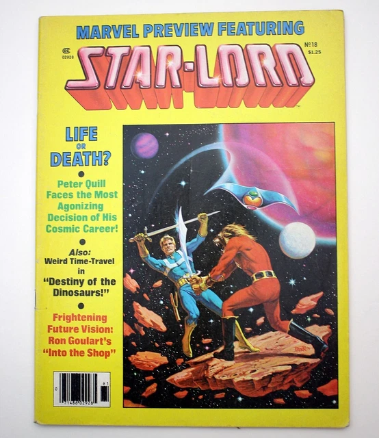 STAR-LORD Marvel Preview No 18 Guardians of the Galaxy 1979 Bob Larkin Cover