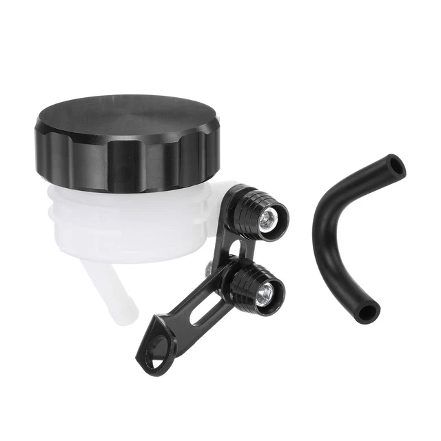 Coppa olio freno alluminio, serbatoio liquido freni ABS, nero Coppa olio freno alluminio, serbatoio liquido freni ABS, nero