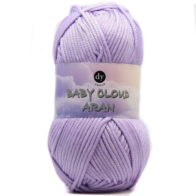 Dy Choice Baby Wolke Aran Strickwolle Garn 100g - 05 Lila