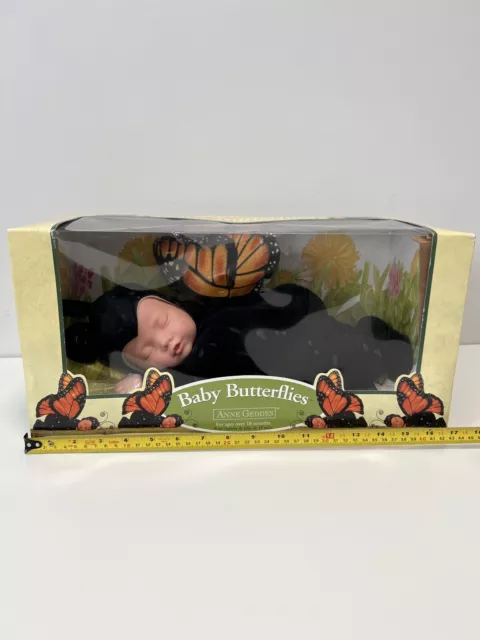 Vintage 1997 Anne Geddes Baby Butterflies Bean Filled Collection Plush NIB Rare