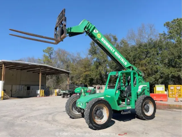 2015 Skytrak 6036 36' 6,000 lbs Telescopic Reach Forklift Telehandler bidadoo