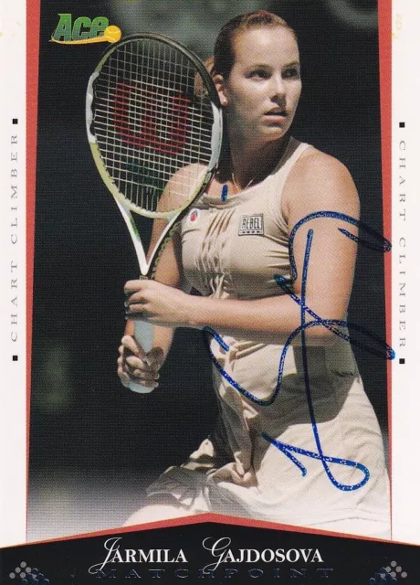 Ace Authentic 2008 Matchpoint Jarmila Gajdosova #32 Autograph Card