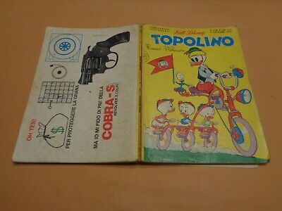 Topolino N° 728 Originale Mondadori Disney Molto Buono 1969 Bollini+Cedola