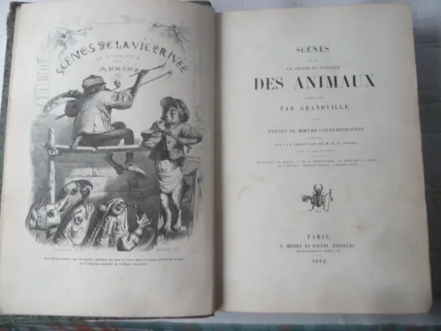 Scènes de la Vie Privée et Publique des Animaux - Grandville - 1842