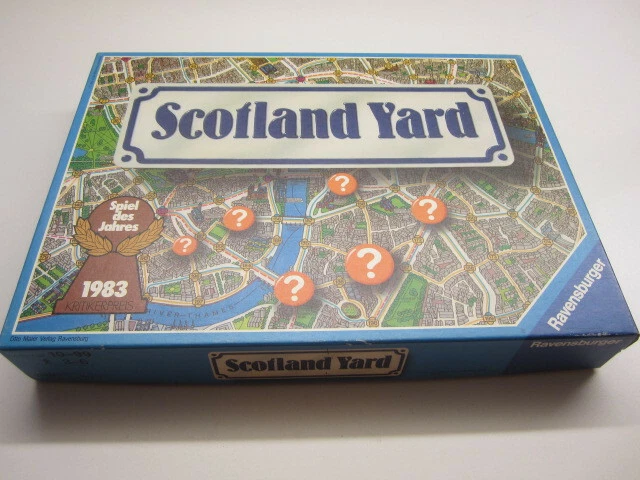 Scotland Yard Ravensburger Brettspiel Komplett 1983 Gesellschaftsspiel