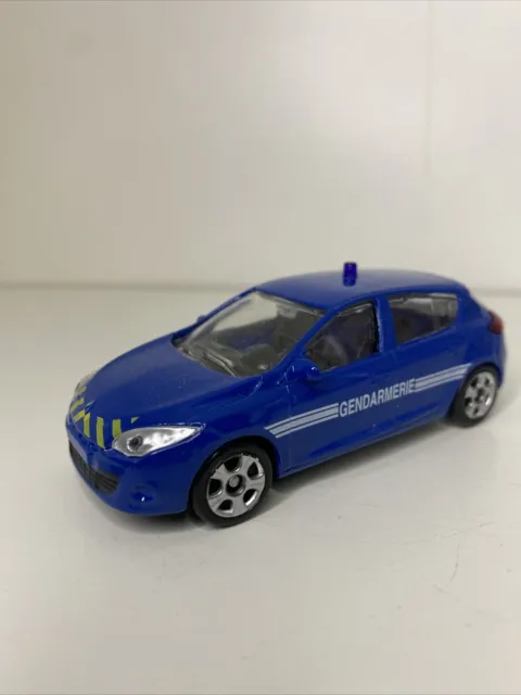 Mondo Motors Renault Megane Gendarmerie Bleu 1/43 Métal Voiture Miniature