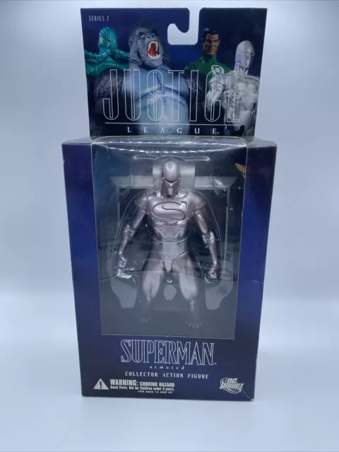 Figura de acción DC Direct Alex Ross Justice League 7: Superman - casi como nueva caja