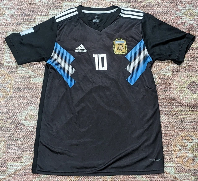 ARGENTINA 2008 2009 AWAY FOOTBALL SHIRT SOCCER JERSEY ADIDAS MESSI Juniors XL
