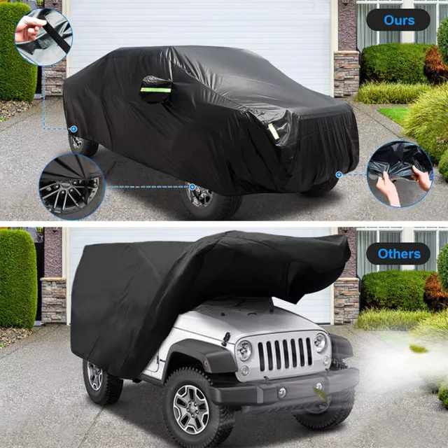 For Toyota Tundra SR5 Extended Cab Pickup Truck Car Cover Dust Snow UV Protector 2