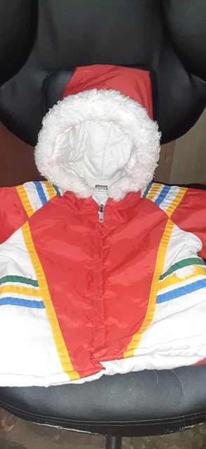Montgomery Ward Vintage Primary Colors Hooded Jacket