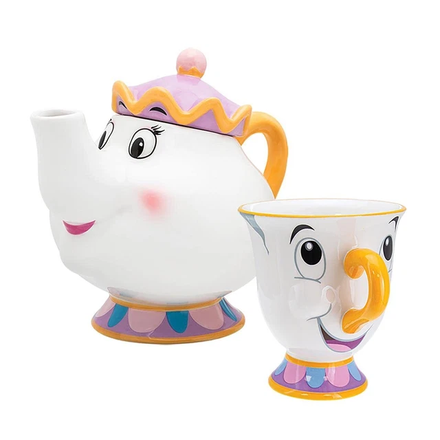 Paladone Disney - Théière Madame Samovar et Tasse Zip