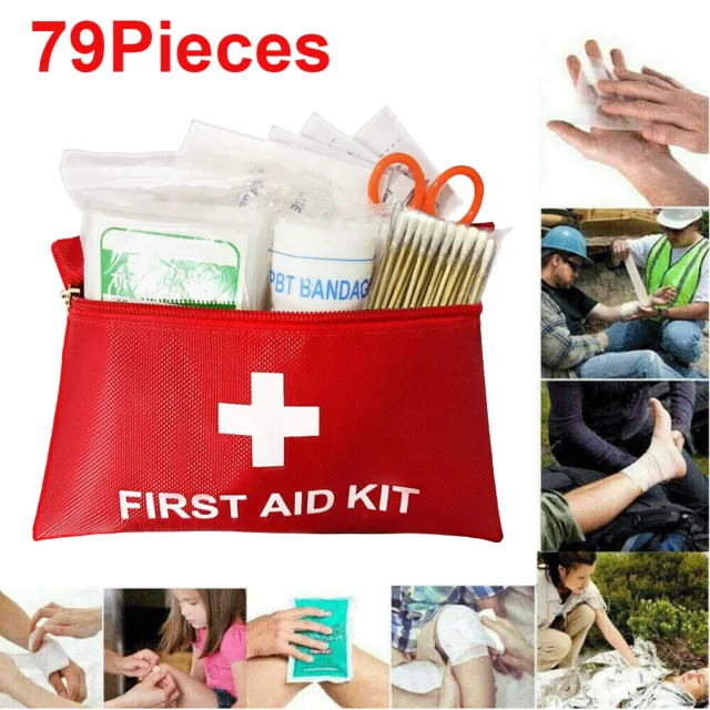 Survival First Aid Kit Medical Emergency Military Trauma Bag Tactical Camping