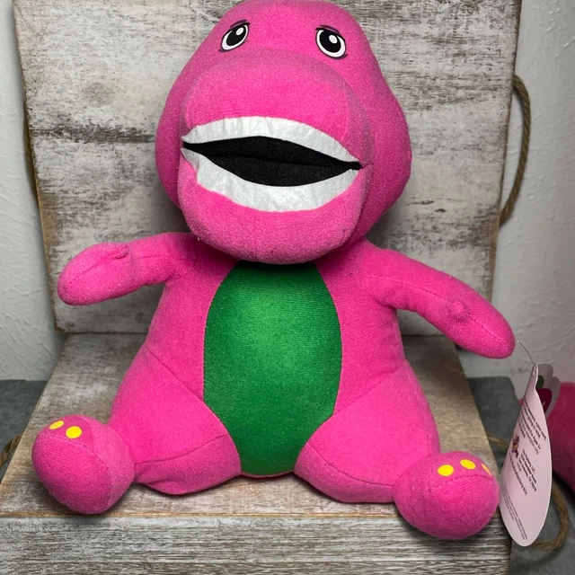 TOY FACTORY BARNEY Purple Dinosaur Stuffed Plush 2021 11" Brand New