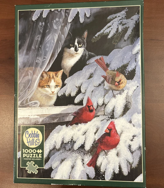 Jigsaw Puzzles Cobble HILL 1000 PIECE Puzzle BIRD WATCHERS