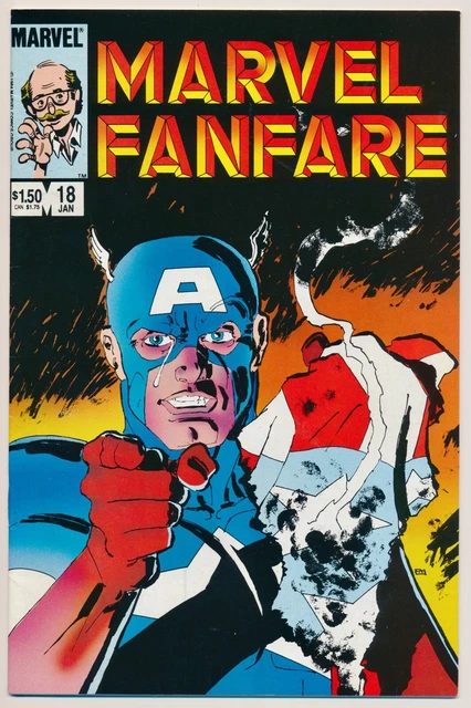Marvel Fanfare #18 Comic Book - Marvel Comics (Captain America)