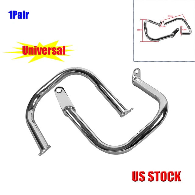 MOTOR HIGHWAY CRASH Bar Stand Chrome Engine Guard Bumper Falling