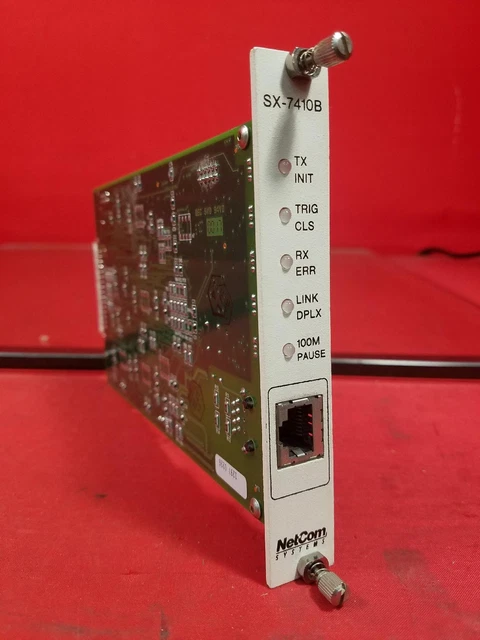 Spirent SX7410B 10/100Base-TX Ethernet SmartCard SN:T00460227