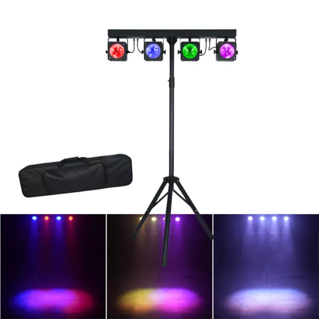 150W Par Light COB Beads Lighting RGB DMX512 Stage DJ Light Christmas &Tripod