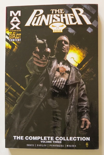 Punisher The Complete Collection Vol. 3 S&D MAX Marvel Graphic Novel Comic Book