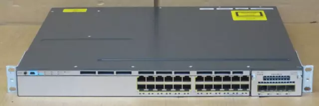 Cisco Catalyst WS-C3750X-24T-S 24-Port Managed 10/100/1000 1GbE Ethernet Switch