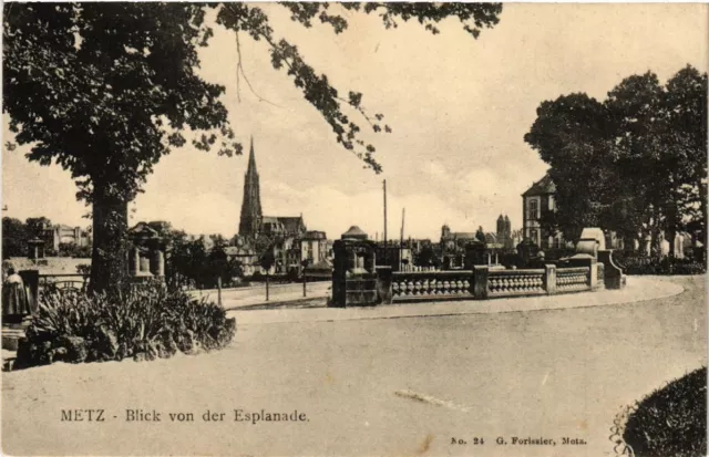 CPA AK METZ - View from the Esplanade (473786)
