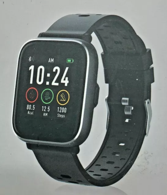 Denver SW-161 Bluetooth-Smartwatch mit Herzfrequenzsensor - Fitness - Sportuhr