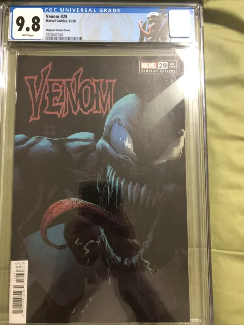 Venom #29 Cgc 9.8 Graded Marvel Comics 2020 Comics Ryan Stegman Variant Cover