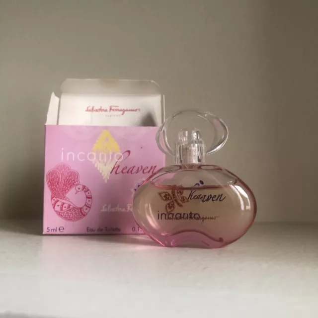 Miniature de parfum 5ml Incanto Heaven Salvatore Ferragamo, avec boîte