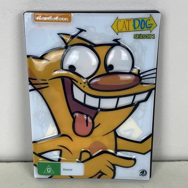 Cat Dog Season 1 DVD TV Series Cartoon Nickelodeon Region 4 NTSC VGC Free Post