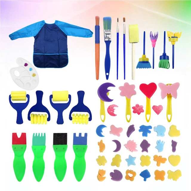 47 Pcs/1 Sponge Brushes Tool Sets Kids Kids Tool Bag Toolkit