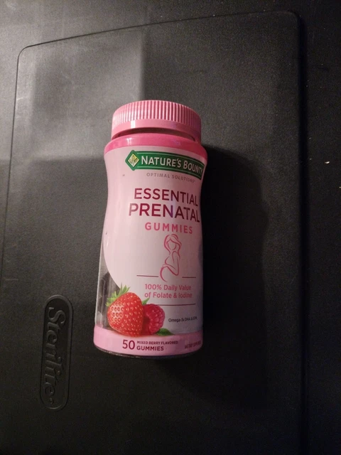 Nature's Bounty Women's Essential Prenatal Berry Gummies, 50ct, EXP: 11/23