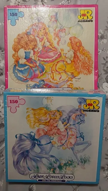 Lady Lovely Locks and the Pixietails Vintage Jigsaws X 2  150 Pieces 1 Sealed