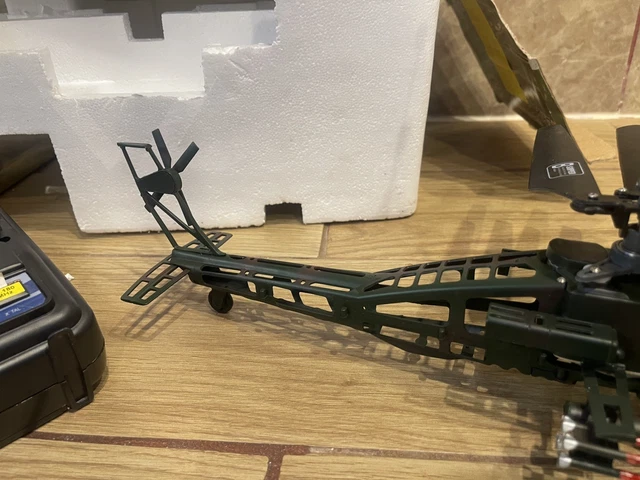 RARE VINTAGE AH-64 Apache Helicopter Feralbeast Remote Controlled new ...