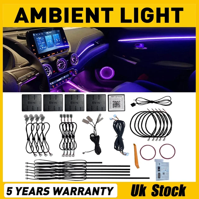 6-22 in 1 Full LED Bead Symphony Dream Wireless Car Interior Ambient 6-22 in 1 Full LED Bead Symphony Dream Wireless Car Interior Ambient