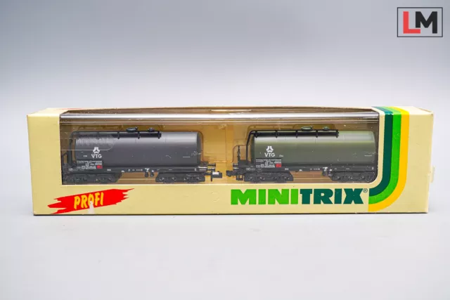Spur N Minitrix 13999 Kesselwagen Set VTG // 2F_999