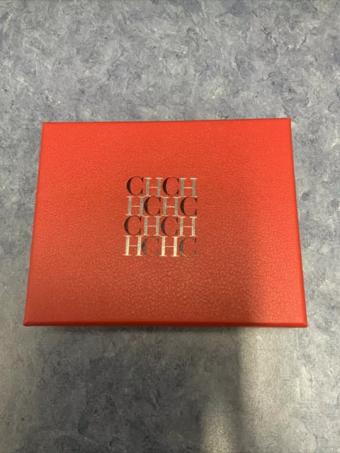 ''NEW'' CH CAROLINA HERRERA Red Small size Rectangular shaped Gift Box ...