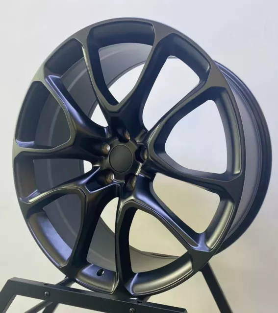 20X9 5X127 Matte Black Wheels Fit JEEP SRT8 Grand Cherokee Dodge Durango Set 4